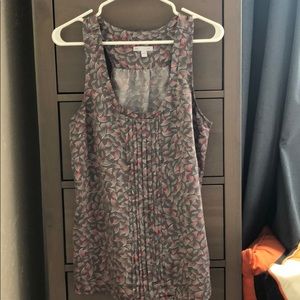 GAP gray racer back tank